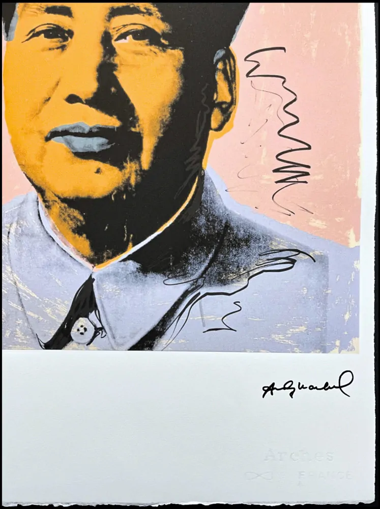 Andy Warhol - Mao Ce-tung žlutý 35/100 - edice Leo Castelli s certifikátem