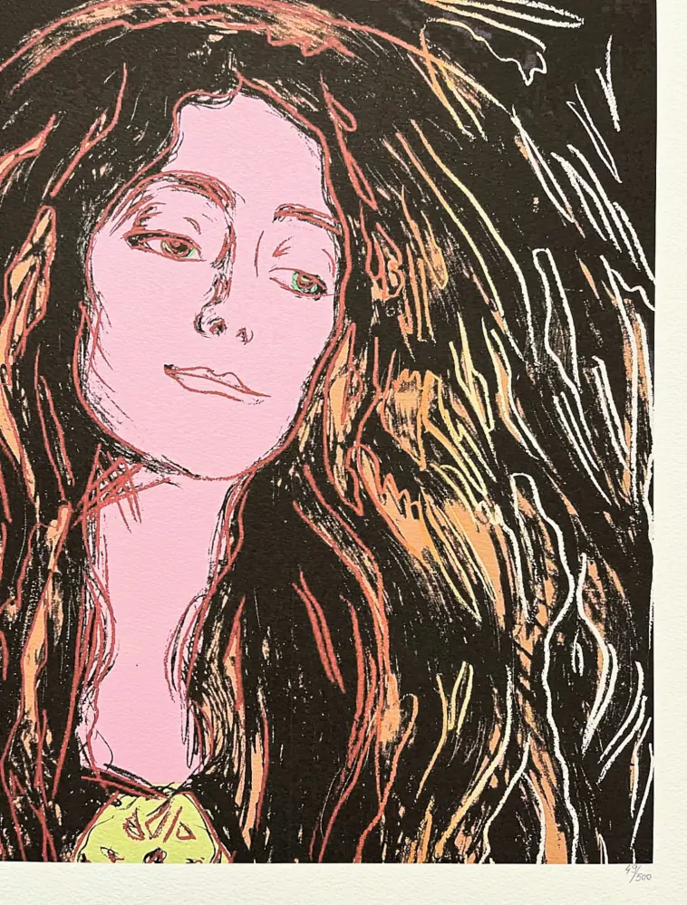 Andy Warhol - Eva Mudocci x/500 - signováno, 50x50cm, limitovaná edice CMOA s certifikátem