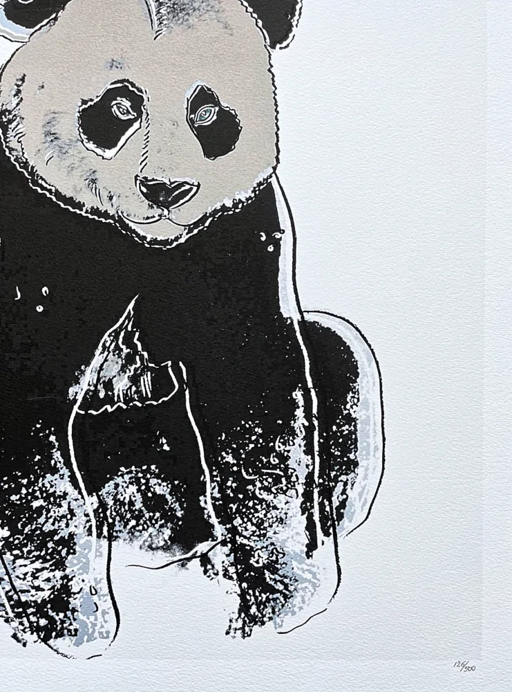 Andy Warhol - Giant Panda 126/500 - signováno, 50x50cm, limitovaná edice CMOA s certifikátem