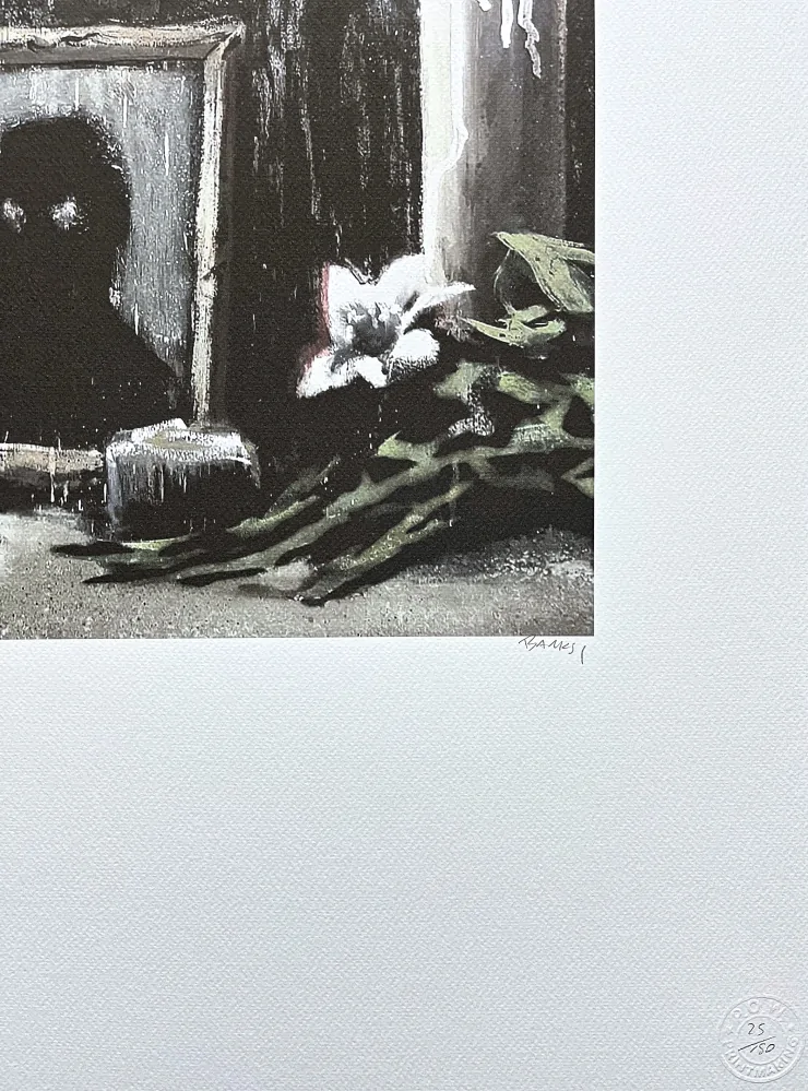 Banksy - Black lives matter 25/150 číslovaná edice s certifikátem, 50x70cm