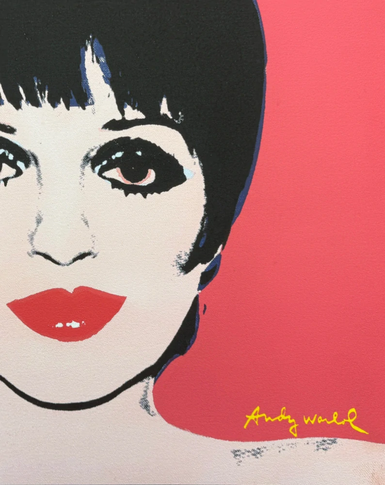 Andy Warhol - Liza Minnelli 306/2400 - 60x60 cm, limitovaná edice CMOA s certifikátem