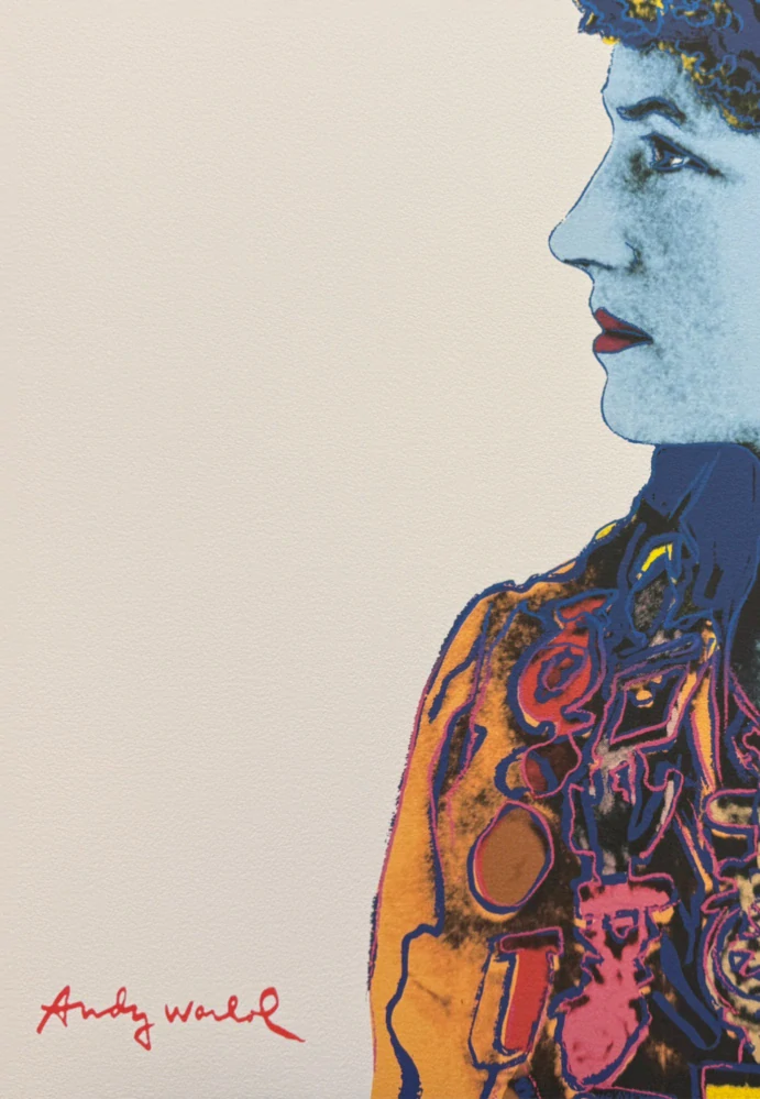 Andy Warhol - Annie Oakley 85/2400 - 60x60cm, limitovaná edice CMOA s certifikátem