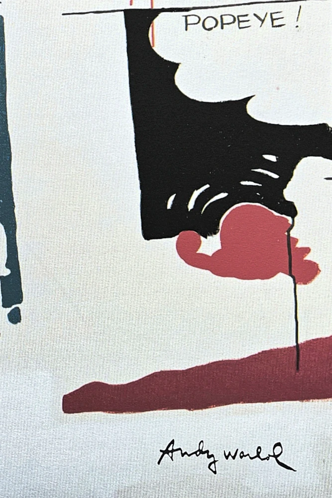 Andy Warhol - Popeye saturday 152/2400 - 60x60cm, limitovaná edice CMOA s certifikátem