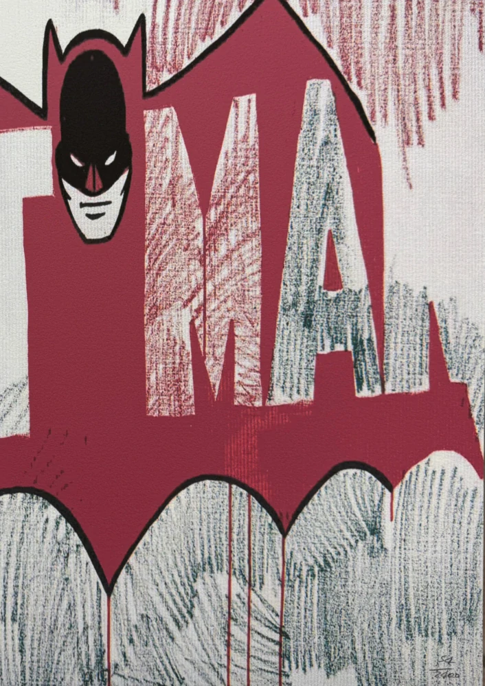 Andy Warhol - Batman 54/2400 - 60x60cm, limitovaná edice CMOA s certifikátem