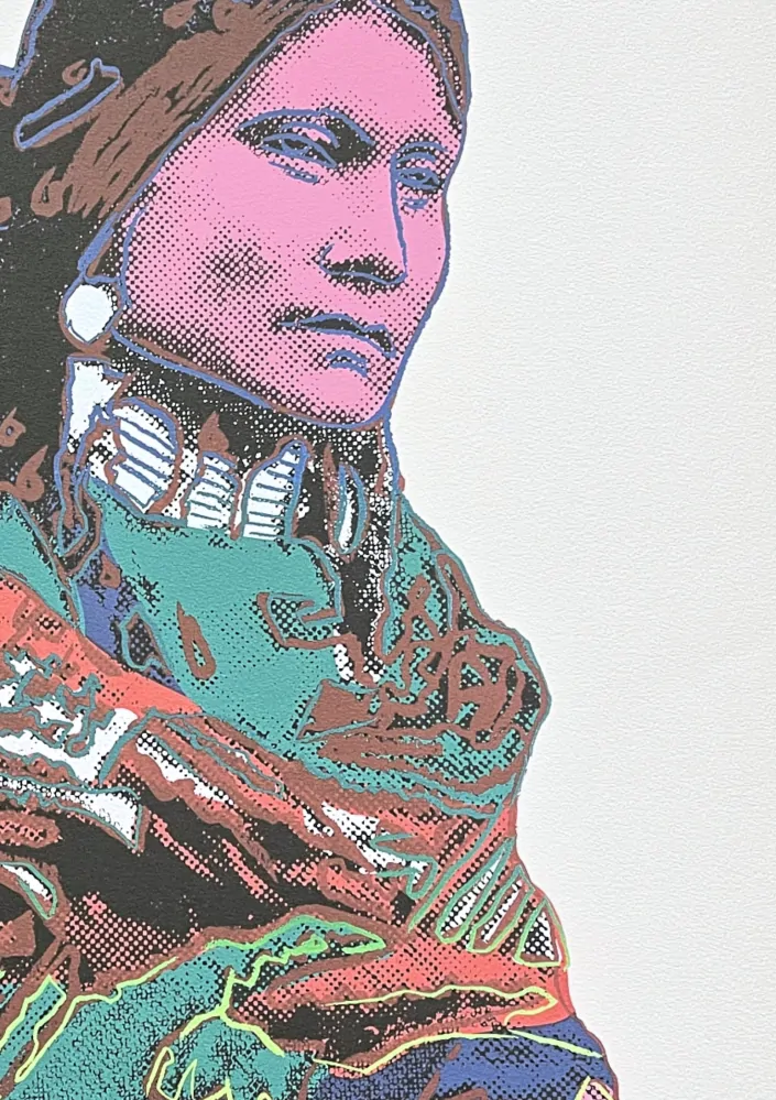 Andy Warhol - Mother and Child 89/2400 - 60x60cm, limitovaná edice CMOA s certifikátem