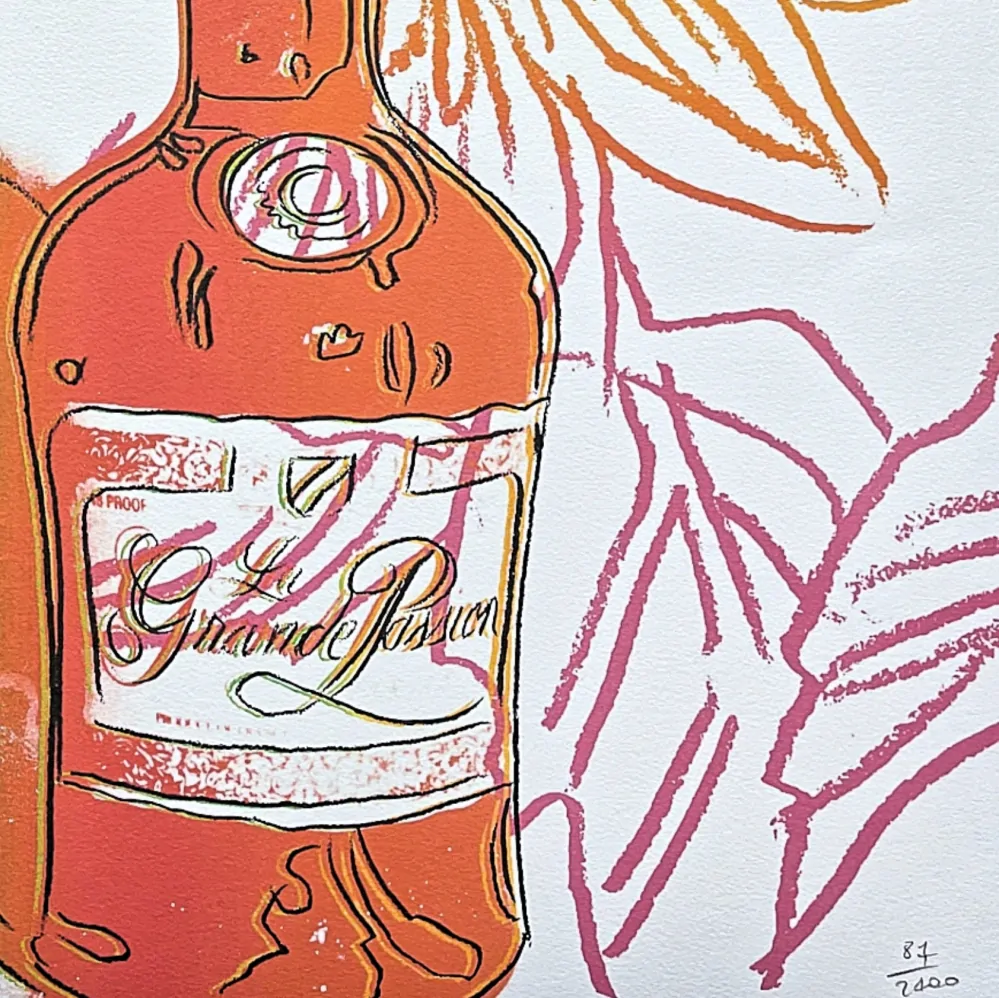 Andy Warhol - La Grande Passion zeleno-červená 87/2400 - 60x60cm, limitovaná edice CMOA s certifikátem