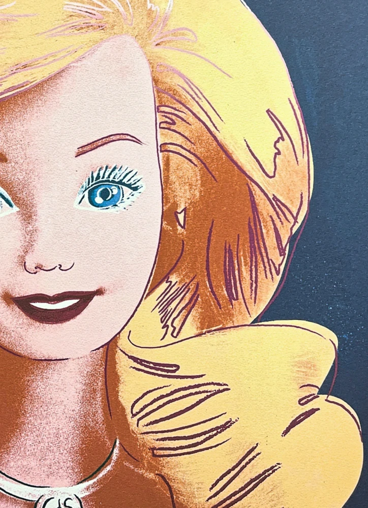 Andy Warhol - Barbie 103/2400 - 60x60cm, limitovaná edice CMOA s certifikátem