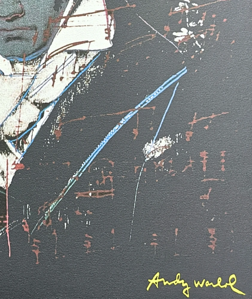 Andy Warhol - Beethoven černý x/2400 - 60x60cm, limitovaná edice CMOA s certifikátem