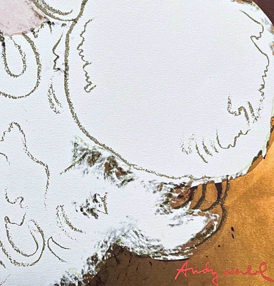 Andy Warhol - Santa Claus 228/2400 - 60x60cm, limitovaná edice CMOA s certifikátem