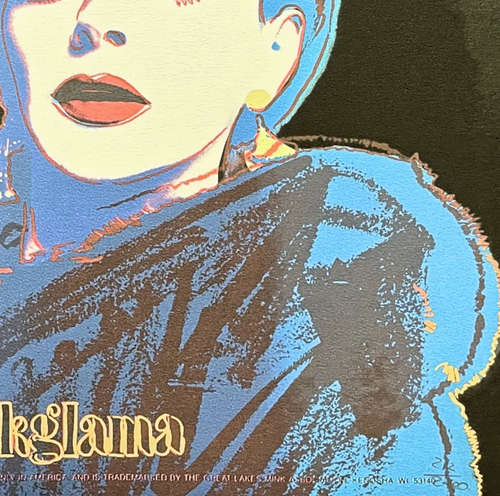Andy Warhol - Blackglama 212/2400 - 60x60cm, limitovaná edice CMOA s certifikátem