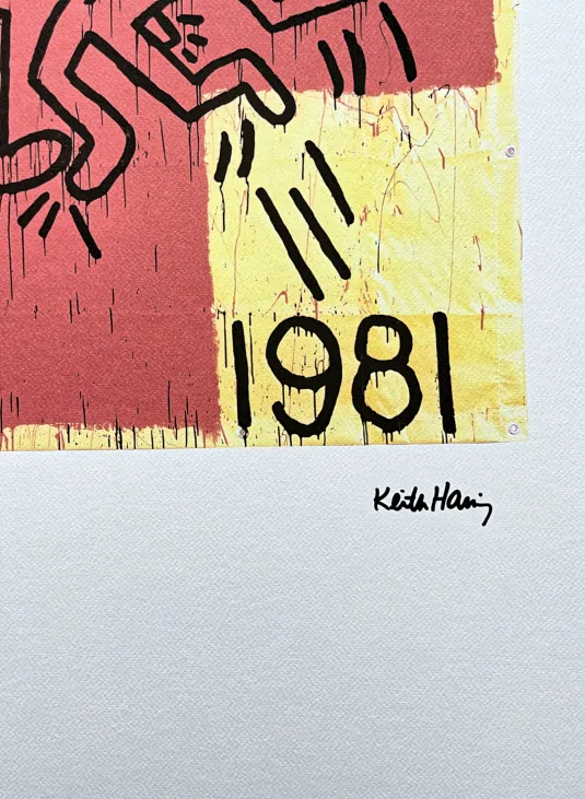 Keith Haring - After Exorcist 53/150 - signováno, limitovaná edice s certifikátem, 50x70 cm