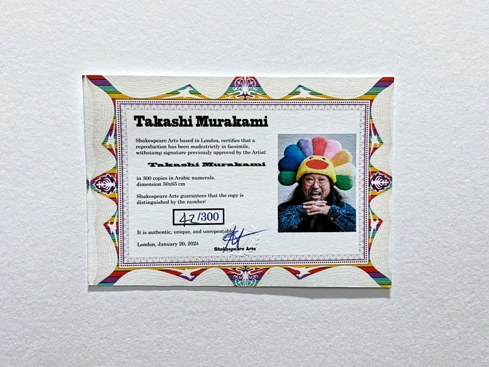 Takashi Murakami - Panda parent and cub 42/300- signováno, číslovaná edice, 50x65 cm