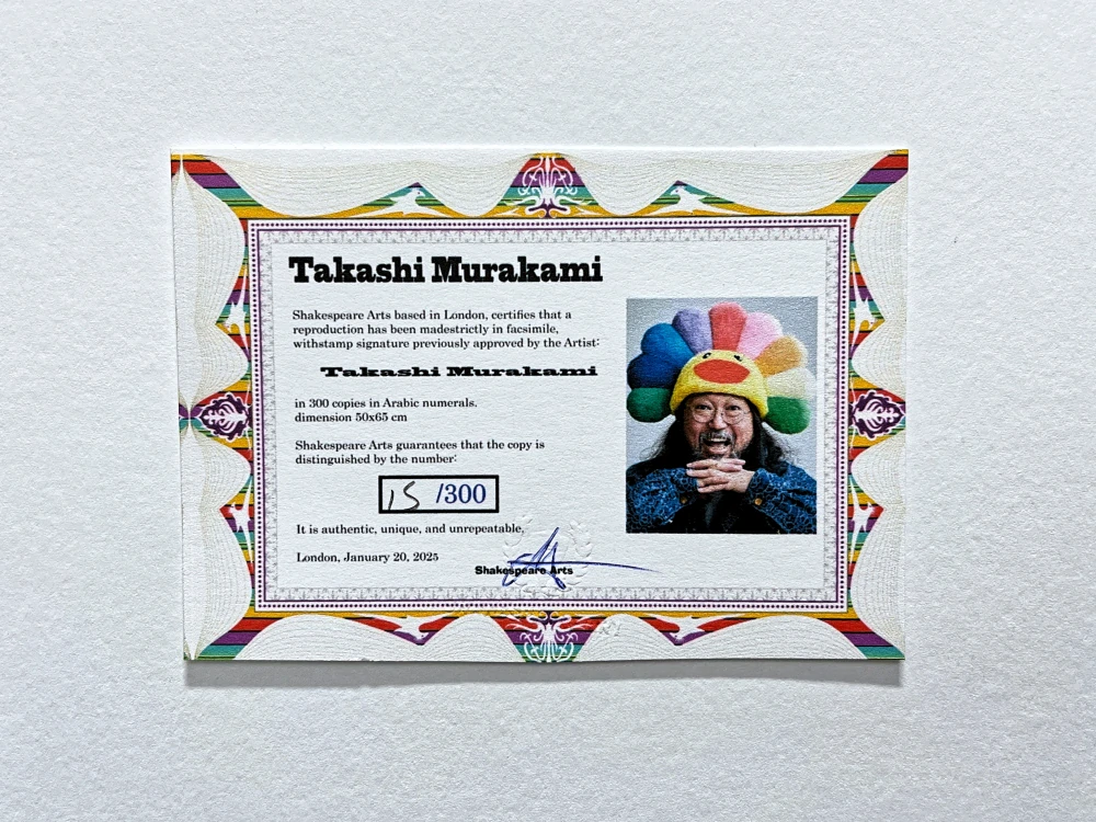 Takashi Murakami - An homage to monopink 1960 15/300- signováno, číslovaná edice, 50x65 cm
