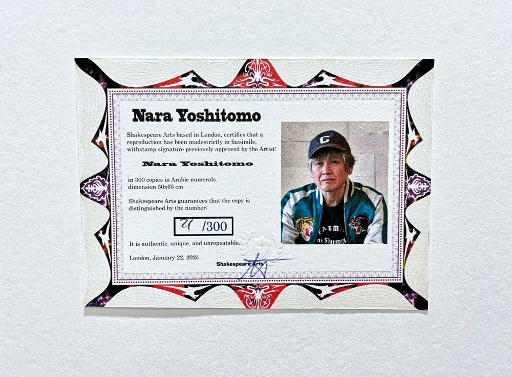Nara Yoshitomo - Beh 21/300 - signováno, číslovaná edice, 50x65 cm