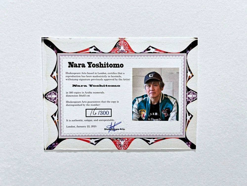 Nara Yoshitomo - Tears of Rage 16/300 - signováno, číslovaná edice, 50x65 cm