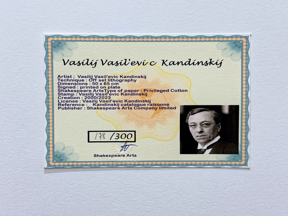 Wassily Kandinsky - Composition Vii - x/300 - signováno, číslovaná edice, 65x50 cm
