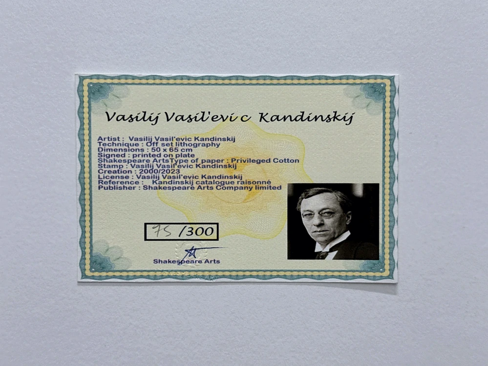 Wassily Kandinsky - All Saints I - x/300 - signováno, číslovaná edice, 50x65 cm