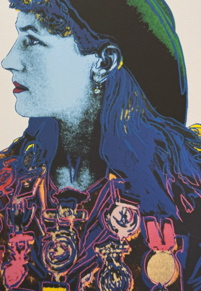 Andy Warhol - Annie Oakley 85/2400 - 60x60cm, limitovaná edice CMOA s certifikátem