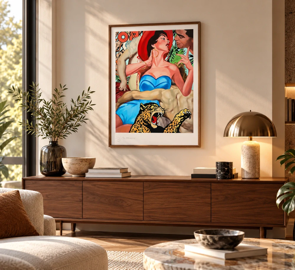 Pasta Oner - Jaguar and Passion 27/50 - Giclée print, limitovaná edice, 50x70cm