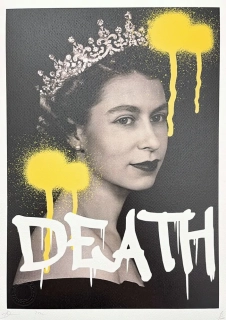 Death NYC - Young Queen Elizabeth - limitovaná edice s certifikátem, 32x45cm