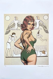 Mel Ramos - The Nile Queen 355/500 - limitovaná edice, 38x57 cm 
