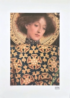 Gustav Klimt - Portrait of Beatrice Portinari x/200 - signováno, s certifikátem, 50x70 cm
