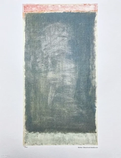 Mark Rothko - Untitled grey x/200 - signováno, s certifikátem, 50x65 cm
