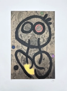 Joan Miró - Autoretrat 13/150 - limitovaná edice s certifikátem, signováno, 56x76cm