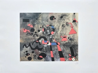 Joan Miró - The Escape Ladder 30/150 - limitovaná edice s certifikátem, signováno, 76x56cm