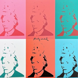 Andy Warhol - 9x Self Portrait 226/2400 - 60x60cm, limitovaná edice CMOA s certifikátem