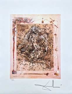 Salvador Dalí - Pieta from The Apocalypse of St. John - signováno, limitovaná edice, 50x66cm