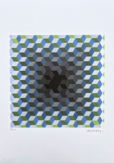 Victor Vasarely - ION 11 - limitovaná edice s certifikátem
