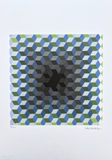 Victor Vasarely - ION 11 - limitovaná edice s certifikátem