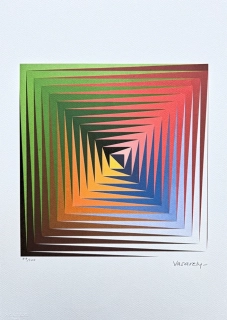 Victor Vasarely - Vonal Prim - limitovaná edice s certifikátem