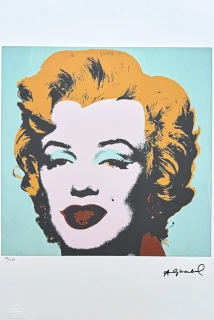 Andy Warhol - Marilyn Monroe světle zelená x/100 - edice Leo Castelli s certifikátem