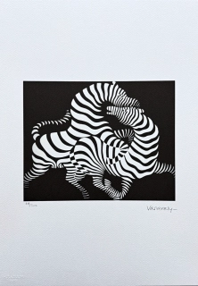 Victor Vasarely - Zebry - 47/500 limitovaná edice s certifikátem