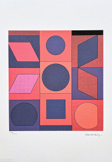 Victor Vasarely - Alphabet VR - 202/500 - limitovaná edice s certifikátem