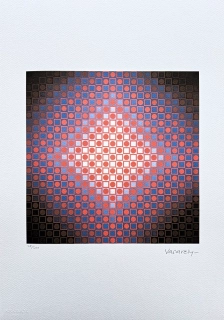 Victor Vasarely - Boglar - limitovaná edice s certifikátem