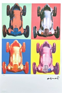 Andy Warhol - Mercedes-Benz x/100 - edice Leo Castelli s certifikátem