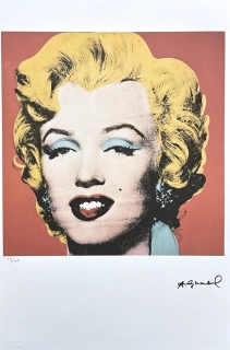 Andy Warhol - Marilyn Monroe cihlová x/100 - edice Leo Castelli s certifikátem