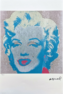 Andy Warhol - Marilyn Monroe světle hnědá 53/100 - edice Leo Castelli s certifikátem
