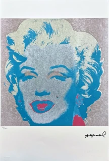 Andy Warhol - Marilyn Monroe světle hnědá x/100 - edice Leo Castelli s certifikátem