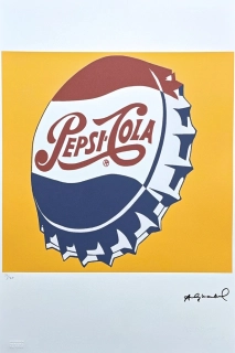 Andy Warhol - Pepsi-Cola žlutá x/100 - edice Leo Castelli s certifikátem