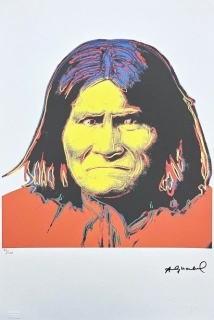 Andy Warhol - Geronimo x/100 - edice Leo Castelli s certifikátem