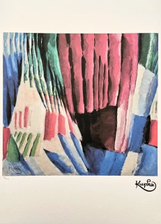 František Kupka - Tvary vytažené 40/350 - limitovaná edice s certifikátem, 50x70cm