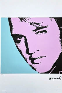 Andy Warhol - Elvis Presley detail 32/100 - edice Leo Castelli s certifikátem
