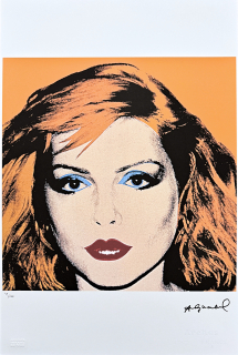 Andy Warhol - Debbie Harry oranžová 99/100 - edice Leo Castelli s certifikátem
