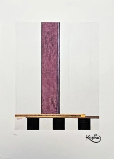 František Kupka - Purpurový plán 100/350 - limitovaná edice s certifikátem, 50x70cm