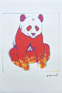 Andy Warhol - Giant panda 15/100 - edice Leo Castelli s certifikátem