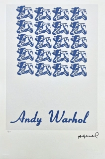 Andy Warhol - 20x Cow x/100 - edice Leo Castelli s certifikátem